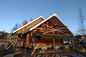 Монтаж крыши