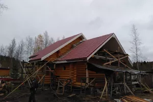 Монтаж крыши частного дома